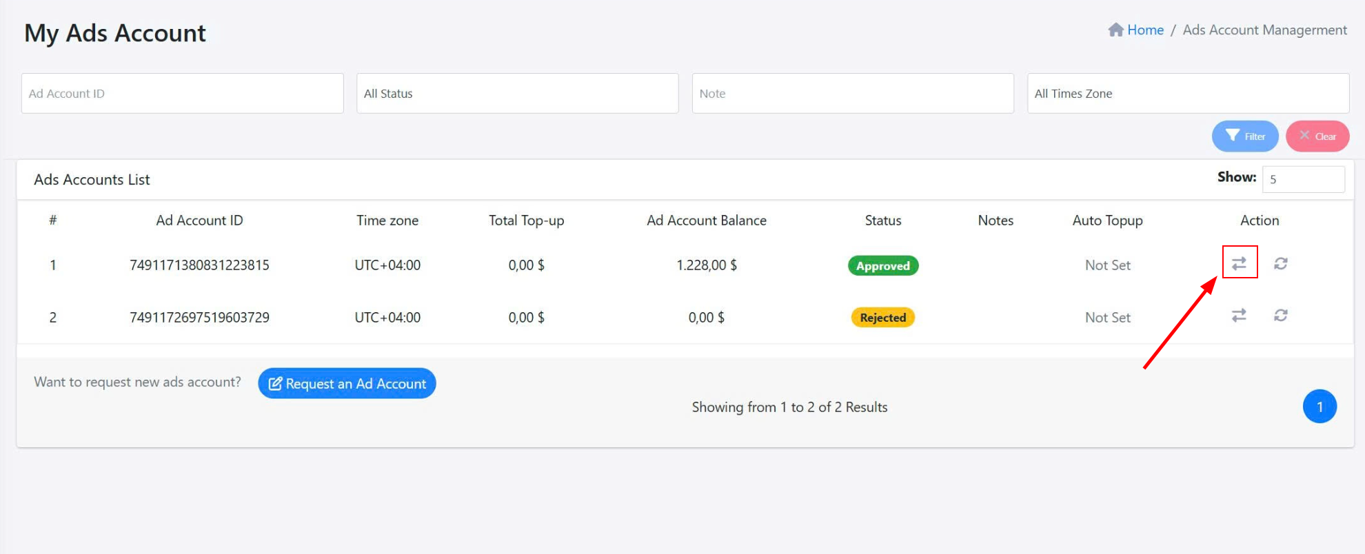 Tikasol Deposit or Withdraw Action - Perform deposit or withdrawal, manage account funds, Tikasol financial actions, deposit withdraw options