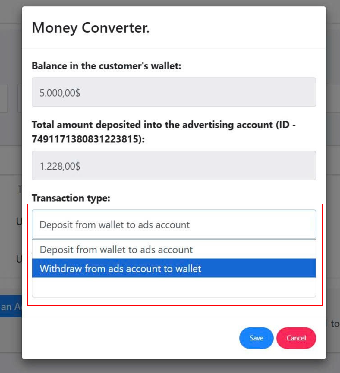 Tikasol Deposit or Withdraw Form - Fill out deposit or withdrawal form, manage account transactions, Tikasol financial form, deposit withdraw request